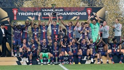 ПСЖ в шестой раз подряд выиграл Суперкубок Франции (Видео)