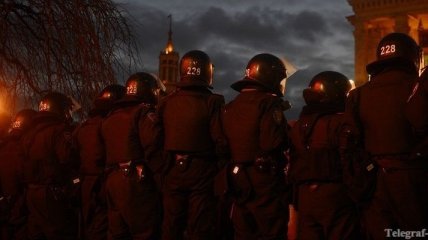 Милиция разогнала Евромайдан