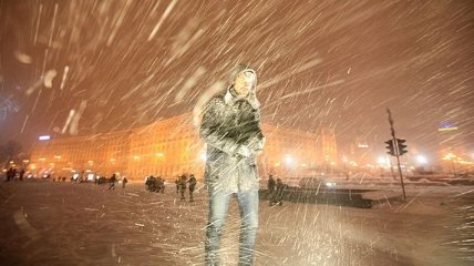 Из-за сильного снегопада в Киеве могут ограничить движение для грузовиков