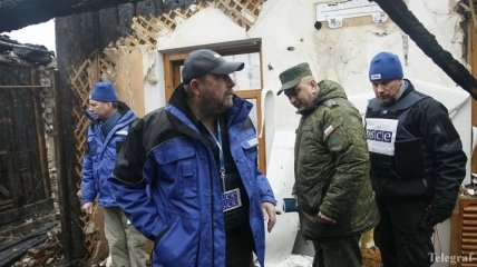 Возле Ясиноватой наблюдатели ОБСЕ попали под обстрел