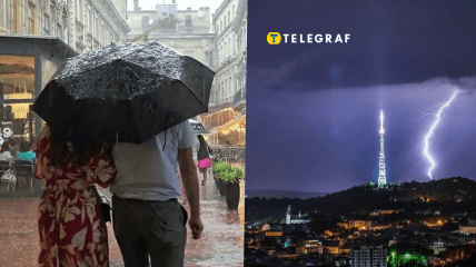 Осадки, гроза