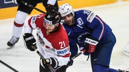 Франция - Австрия: онлайн-трансляция матча ЧМ-2018 по хоккею (Видео)