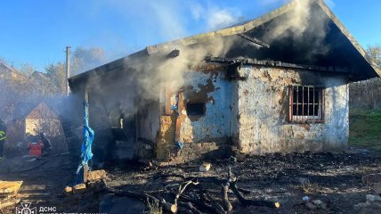 Трое маленьких детей попали в реанимацию после пожара в Кривом Роге (фото)