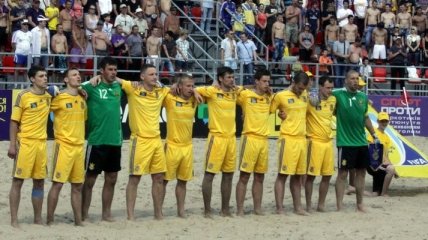Пляжный футбол. Сборная Украины уверенно обыграла сборную Франции