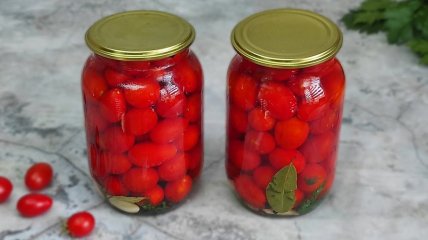 Маринованные помидоры черри (видео)