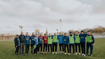 Журналісти провели тренування та двосторонній матч спільно з гравцями "Чорноморця"