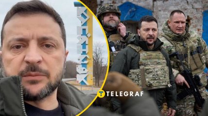 Володимир Зеленський на передовій