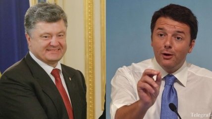 Порошенко и Ренци говорили о "выборах" на Донбассе