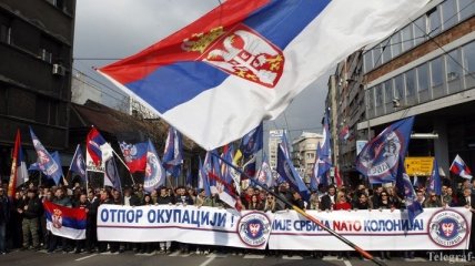 Подавляющее большинство сербов против НАТО