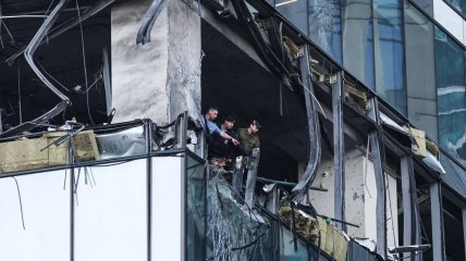 Последствия очередной атаки дронов на Москву