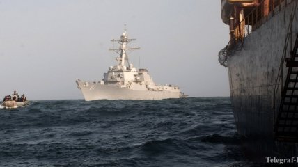 Эсминец присоединился к ударной группе кораблей ВМС США в Средиземном море