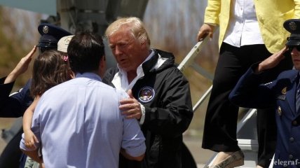 Трамп прибыл в разрушенный ураганом "Мария" Пуэрто-Рико