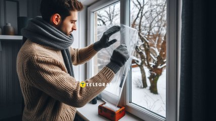 Окно и пластиковый лист