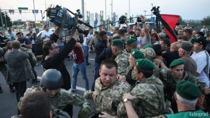 Возвращение Саакашвили: в рядах МВД и ГПСУ есть раненные