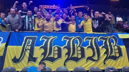 Українські вболівальники на Євро-2022 з футзалу