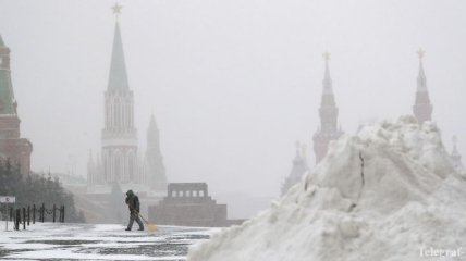 На Москву обрушился мощнейший снегопад