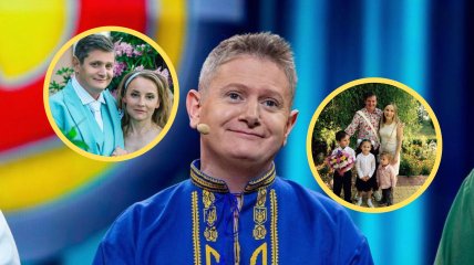 Евгений Сморыгин с женой и детьми