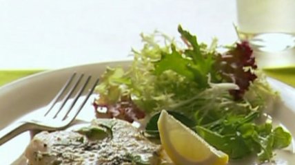 Камбала с хреном и лимоном