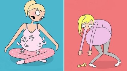 Беременность и материнство глазами мамы-мультипликатора: 20 смешных картинок