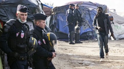 В Кале произошли стычки между полицией и мигрантами