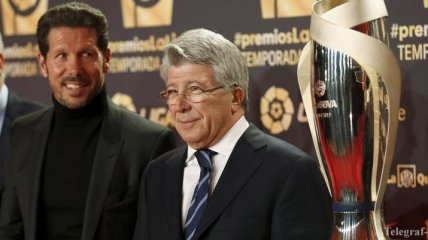 Президент "Атлетико" о матче с "Барселоной" в 1/4 Лиги чемпионов