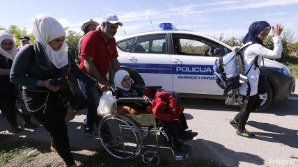 Полиция Хорватии применила слезоточивый газ в лагере для беженцев