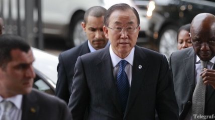 Генсек ООН Пан Ги Мун осудил взрывы в Бейруте