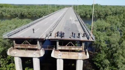 Тимошенко: Взорванный Шестовицкий мост в Черниговской области будет отстроен
