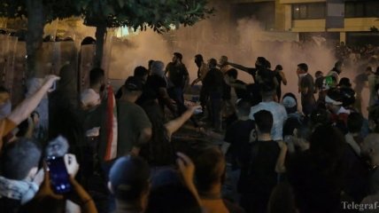 Протести у Лівані: поранені понад 160 осіб, поліція застосувала сльозогінний газ