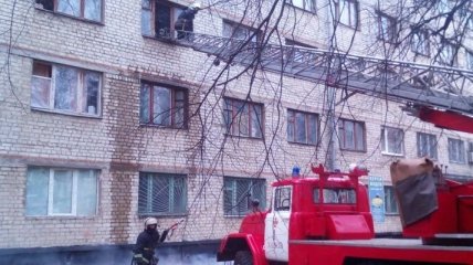 Пожежа в Харкові: горів студентський гуртожиток (Фото)