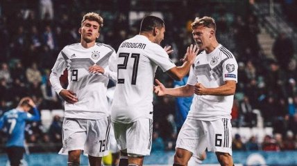 Дубль Гюндогана и шикарный гол Вернера - в обзоре матча Эстония - Германия (Видео)