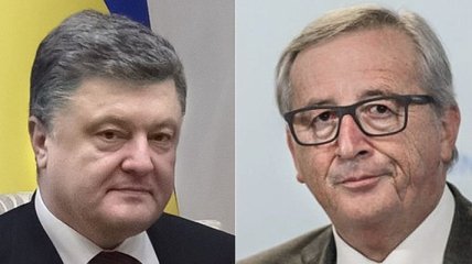 Порошенко обсудил с Юнкером саммит Украина-ЕС