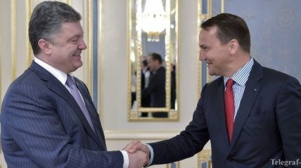 Сикорский: Порошенко и Яценюк призвали Европу выполнить свое обещание