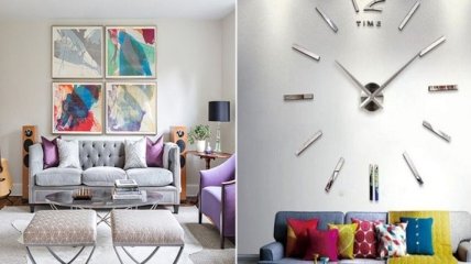 Как оформить стену за диваном: 9 потрясающих идей от дизайнеров и 22 фото | luchistii-sudak.ru
