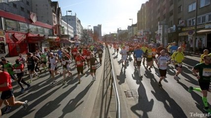 На гамбургском марафоне стартовали 20 тысяч участников