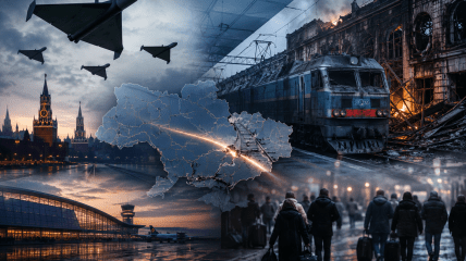 Удары по железной дороге