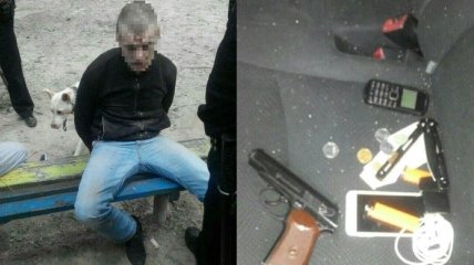 В Киеве задержали мужчину, который устроил стрельбу на детской площадке