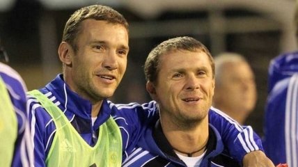 Андрій Шевченко та Сергій Ребров