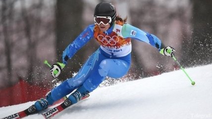 Тина Мазе - олимпийская чемпионка Сочи в гигантском слаломе