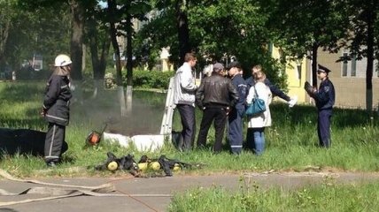 Прокуратура расценивает как диверсию пожар возле телецентра в Киеве