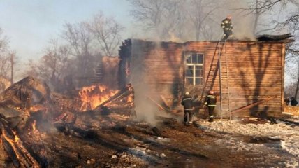 В Черкасской области сгорела церковь