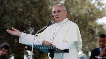 Папа Римский Франциск зажег факел 26-й зимней Универсиады 