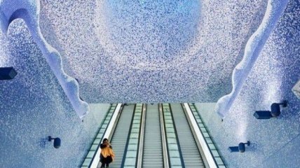Самые необычные и красивые метро мира (Фото)