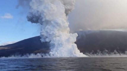 В Эквадоре на острове Фернандина проснулся вулкан Ла-Кумбре 