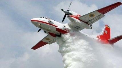 К ликвидации пожара в Калиновке привлекли самолеты