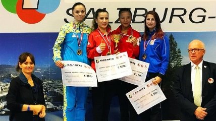 Украинская каратистка завоевала серебро на турнире в Австрии