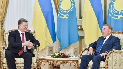 Порошенко: Украина заинтересована в сотрудничестве с Казахстаном