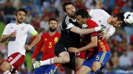 Сборная Грузии обыграла команду Испании в товарищеском матче
