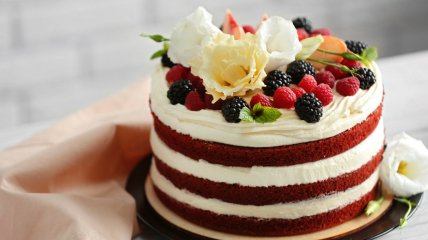 Торт с кремом маскарпоне (видео)