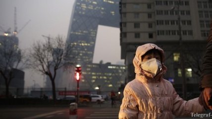 В Пекине объявлен "красный" уровень опасности из-за смога 